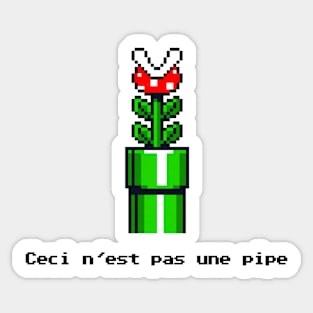 Ceci n'est pas une pipe Sticker